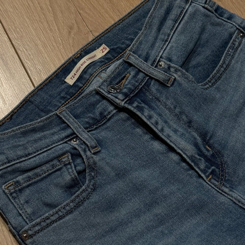 724 High Rise Straight Levi Jeans